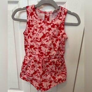 Outdoor Kids Red and Pink Camo Romper Size 2T